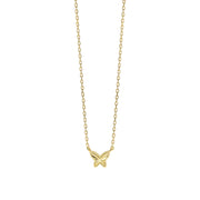 Mabina Girocollo in argento dorato con farfalla 553905